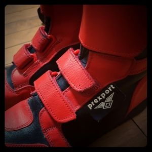 Prexport Leather Biker Boots